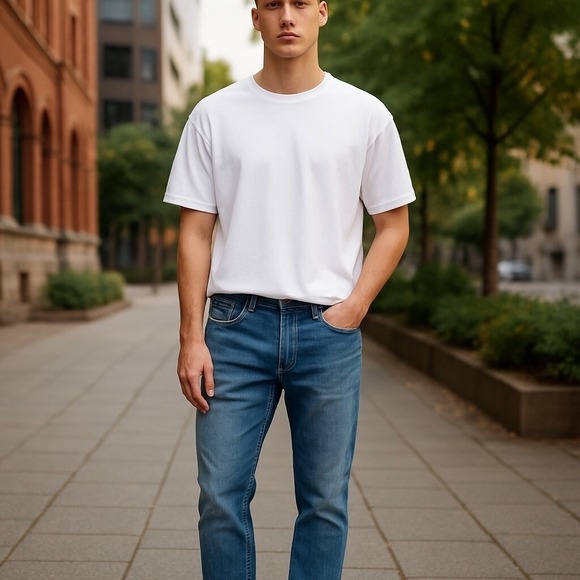 Urban Star Jeans Men 36x30 (34x28) Relaxed Straight Fade Skate Street 02518231EC - Picture 1 of 13